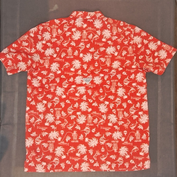 Columbia performance Fishing Gear Christmas Santa Palm Tree Marlin Sword Fish - Picture 4 of 6